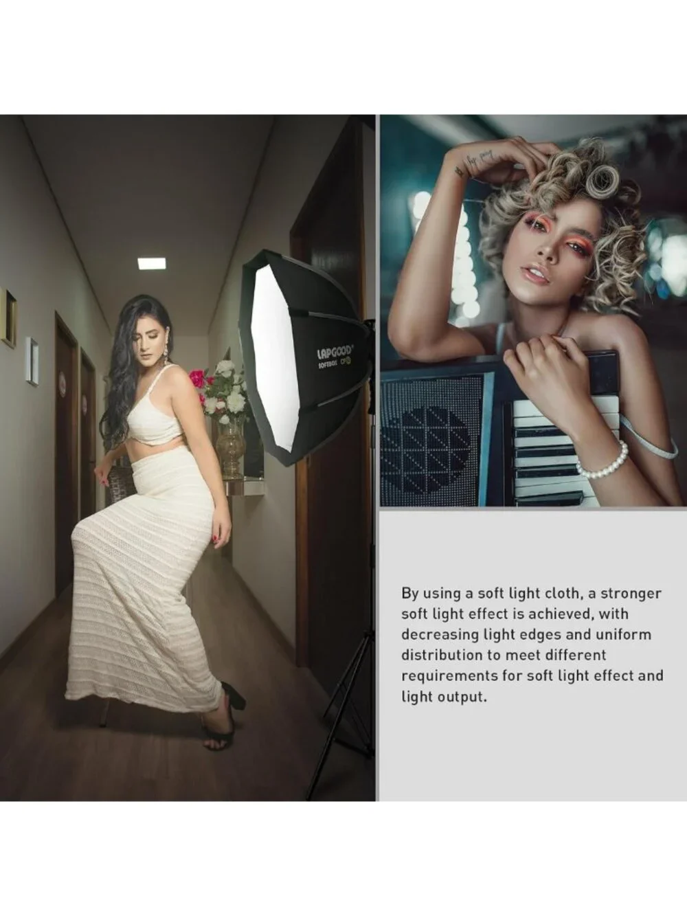 24'' Softbox with S-Type Bracket - Portable Handheld Lighting for Photography